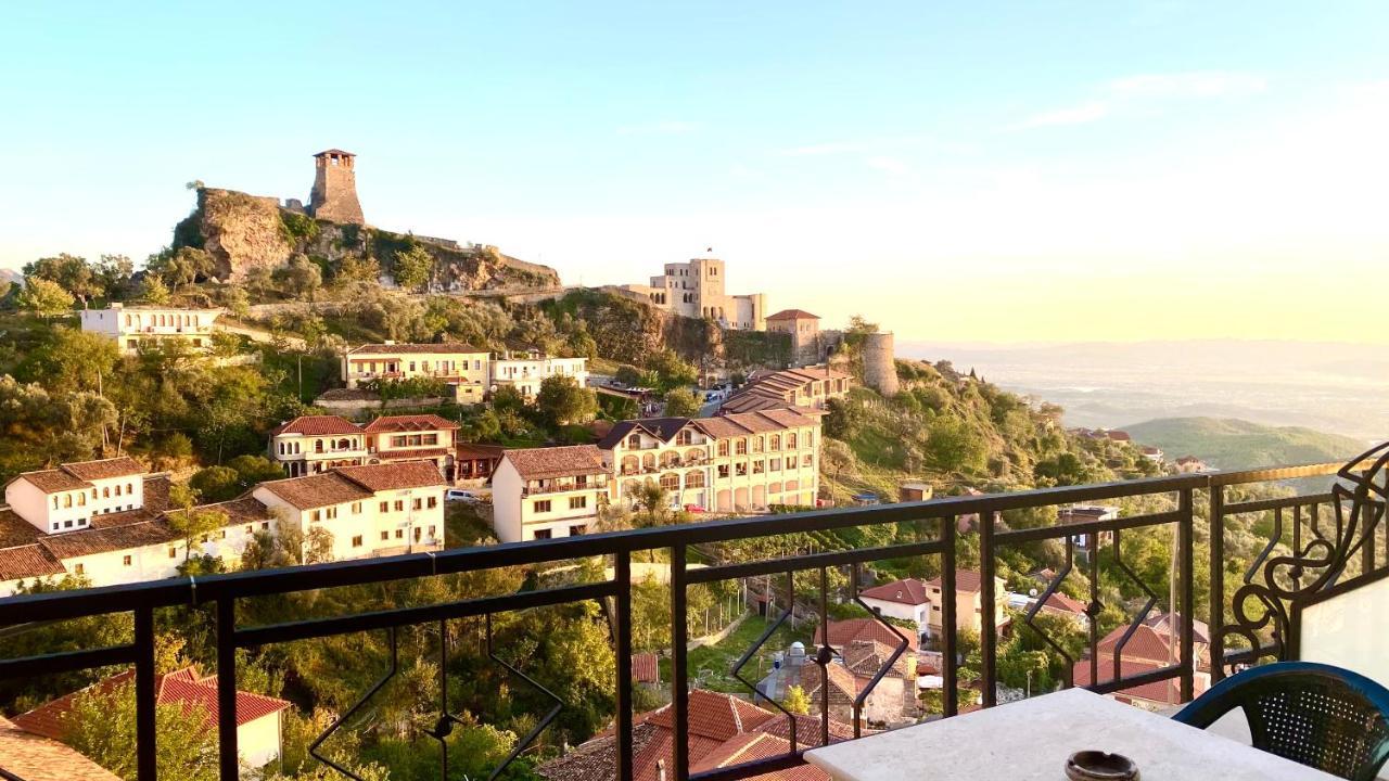 Hotel Panorama Kruje View On The Castle And The Old Town Exterior foto