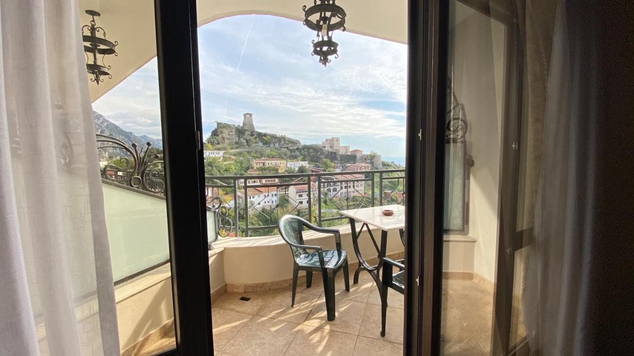 Hotel Panorama Kruje View On The Castle And The Old Town Exterior foto