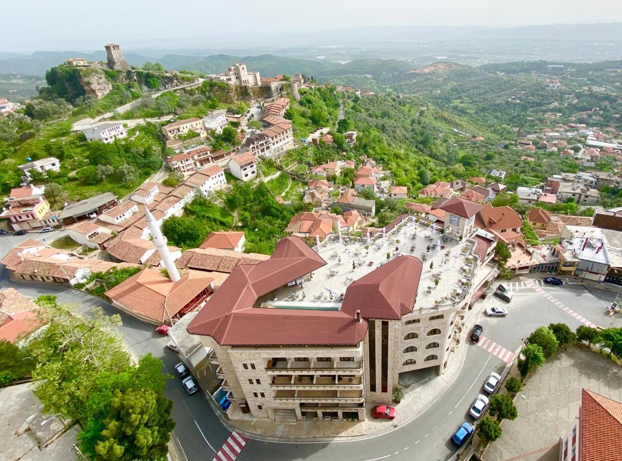 Hotel Panorama Kruje View On The Castle And The Old Town Exterior foto
